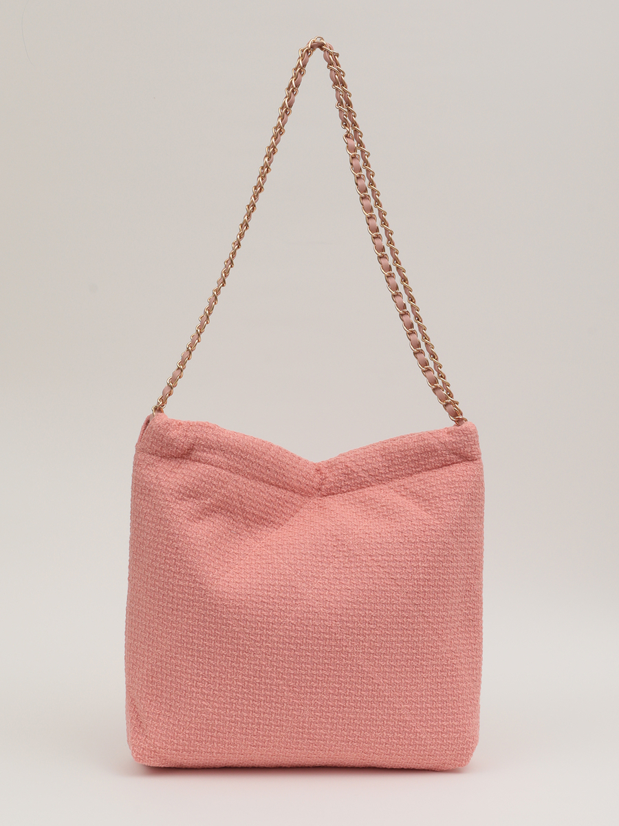 【OUTLET】尾州ツイードキルティングバッグ 詳細画像 ピンク 3