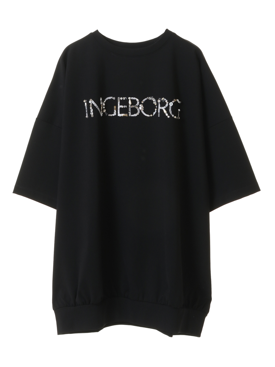 【メルローズ50周年限定】INGEBORG×長谷川 洋子 Tシャツ 詳細画像 ブラック 1