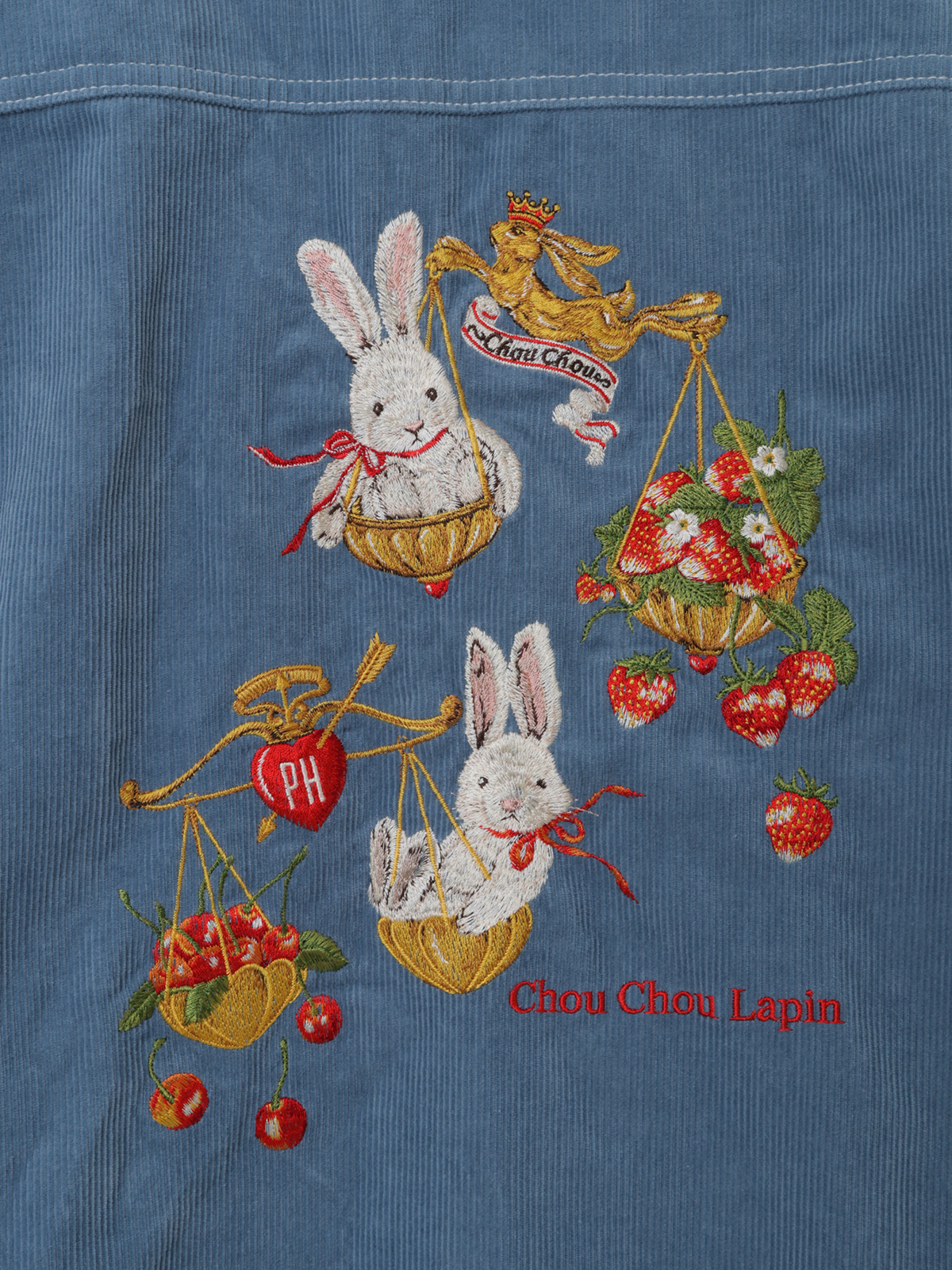 ChouChou Lapin 刺繍ブルゾン