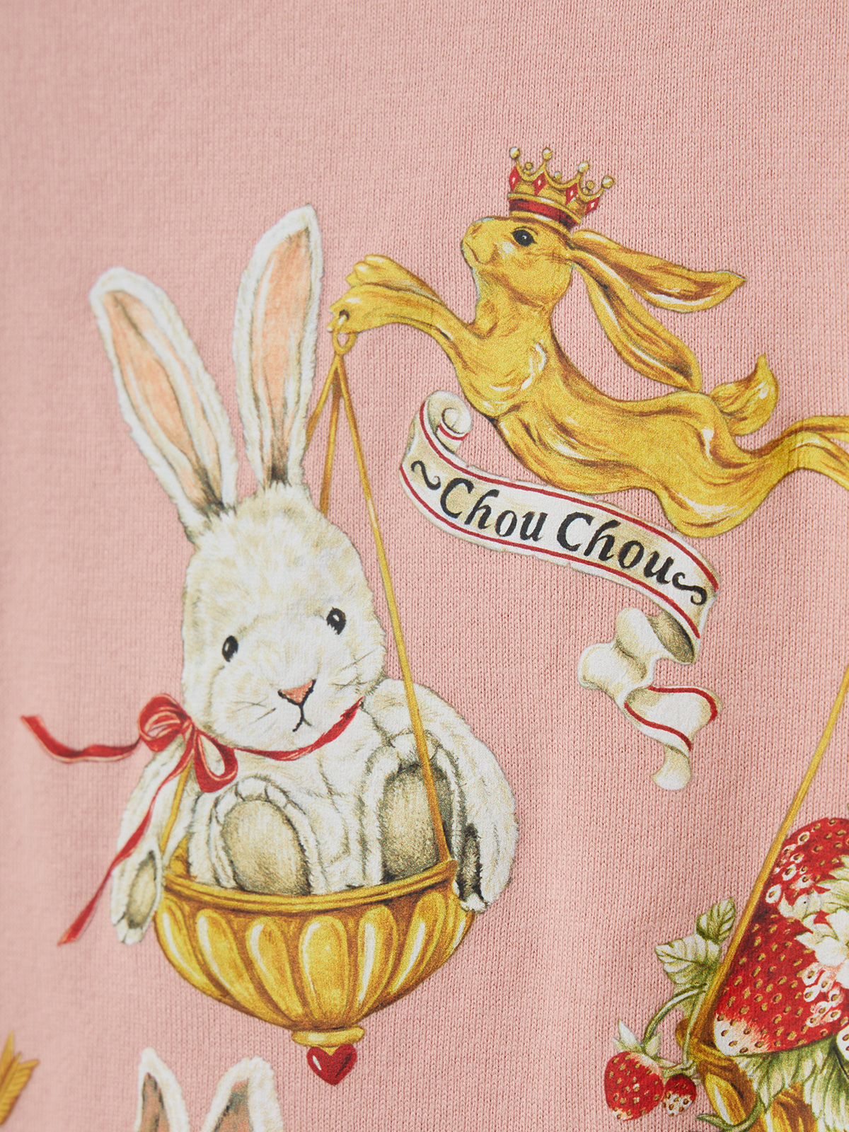 ChouChou Lapin プリントカットソー