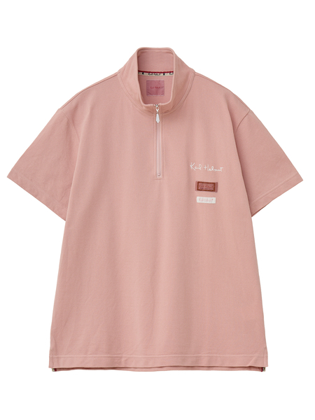ロゴ刺繍入りハーフジップポロシャツ｜ピンクハウスオフィシャル 