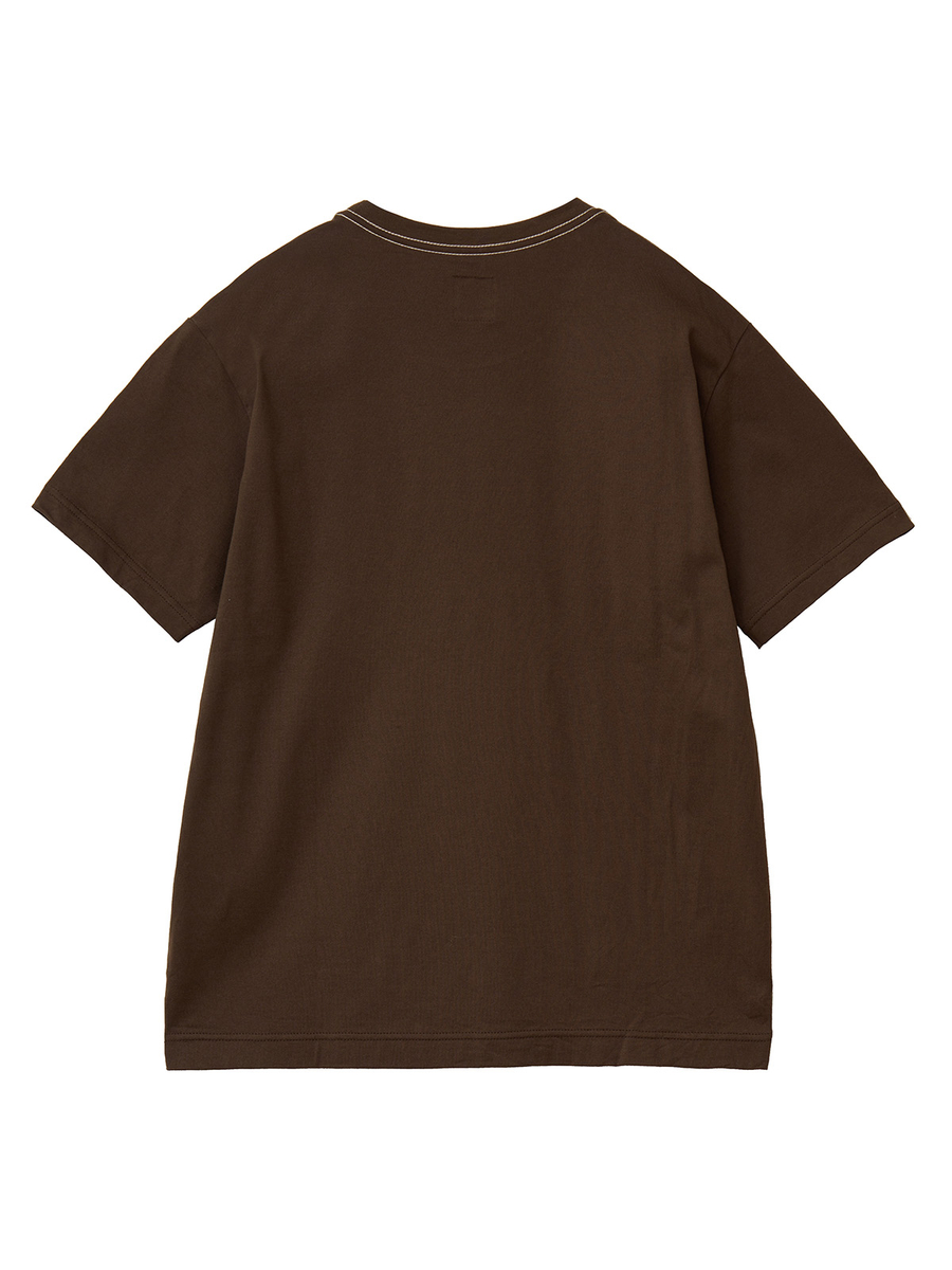 ロゴ＆ネーム使い半袖＆長袖Tシャツセット 詳細画像 クロ×トップグレー 3