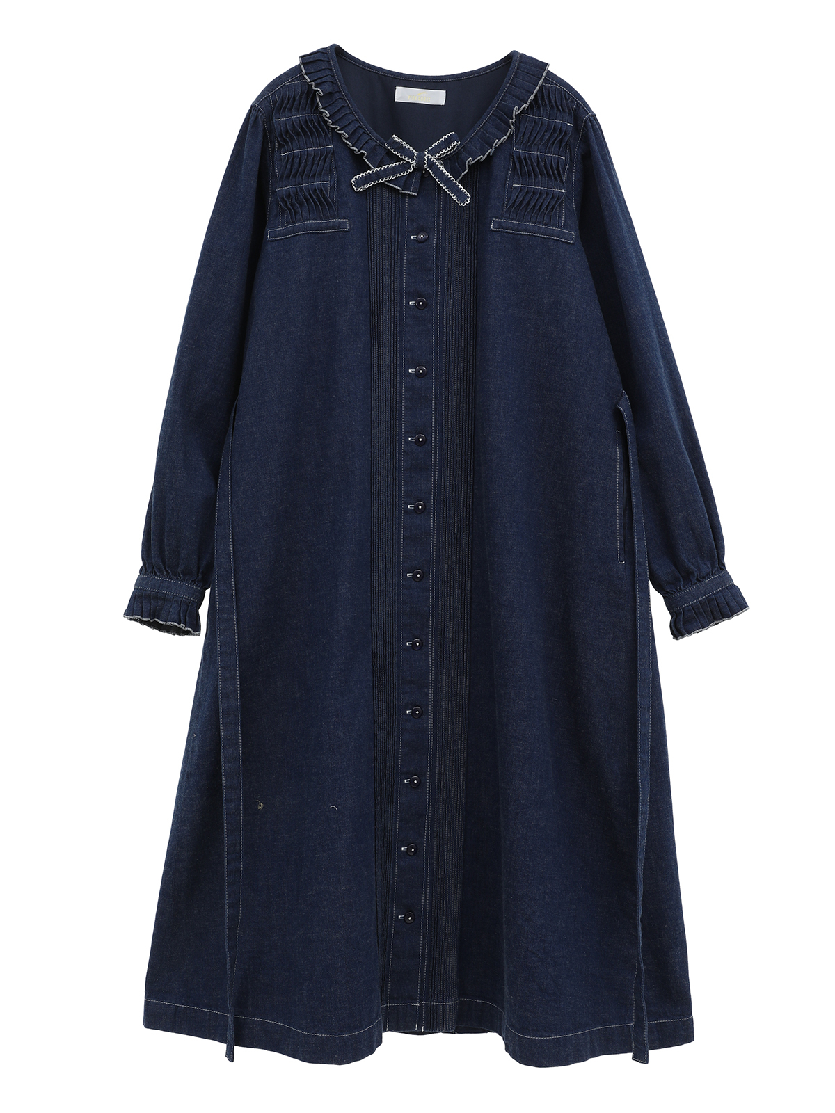 タック使いデニムワンピース｜ピンクハウスオフィシャルオンライン  