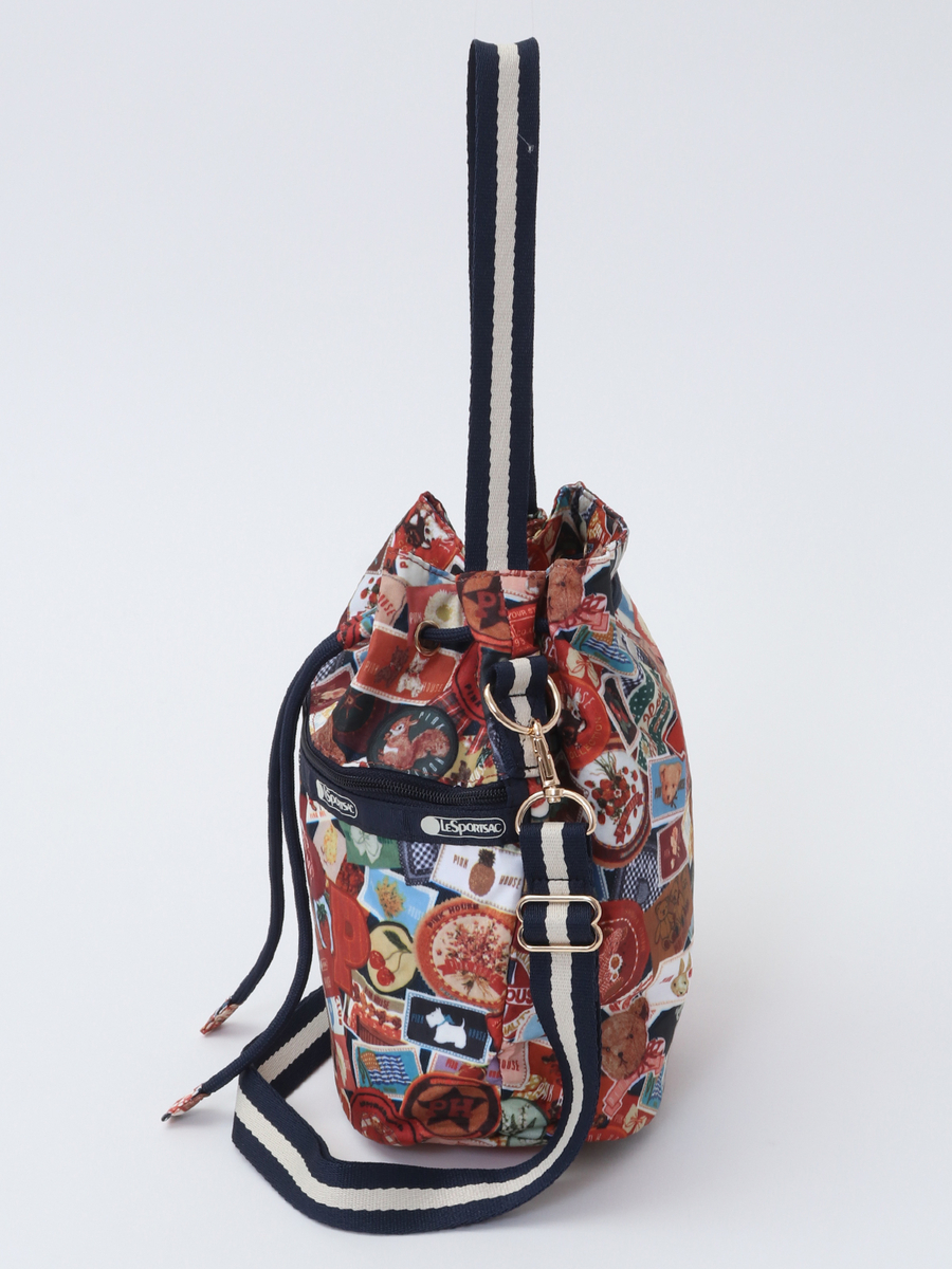 【 LeSportsac × PINK HOUSE 】DRAWSTRING BUCKET BAG PH Wappen Party 詳細画像 コン 3