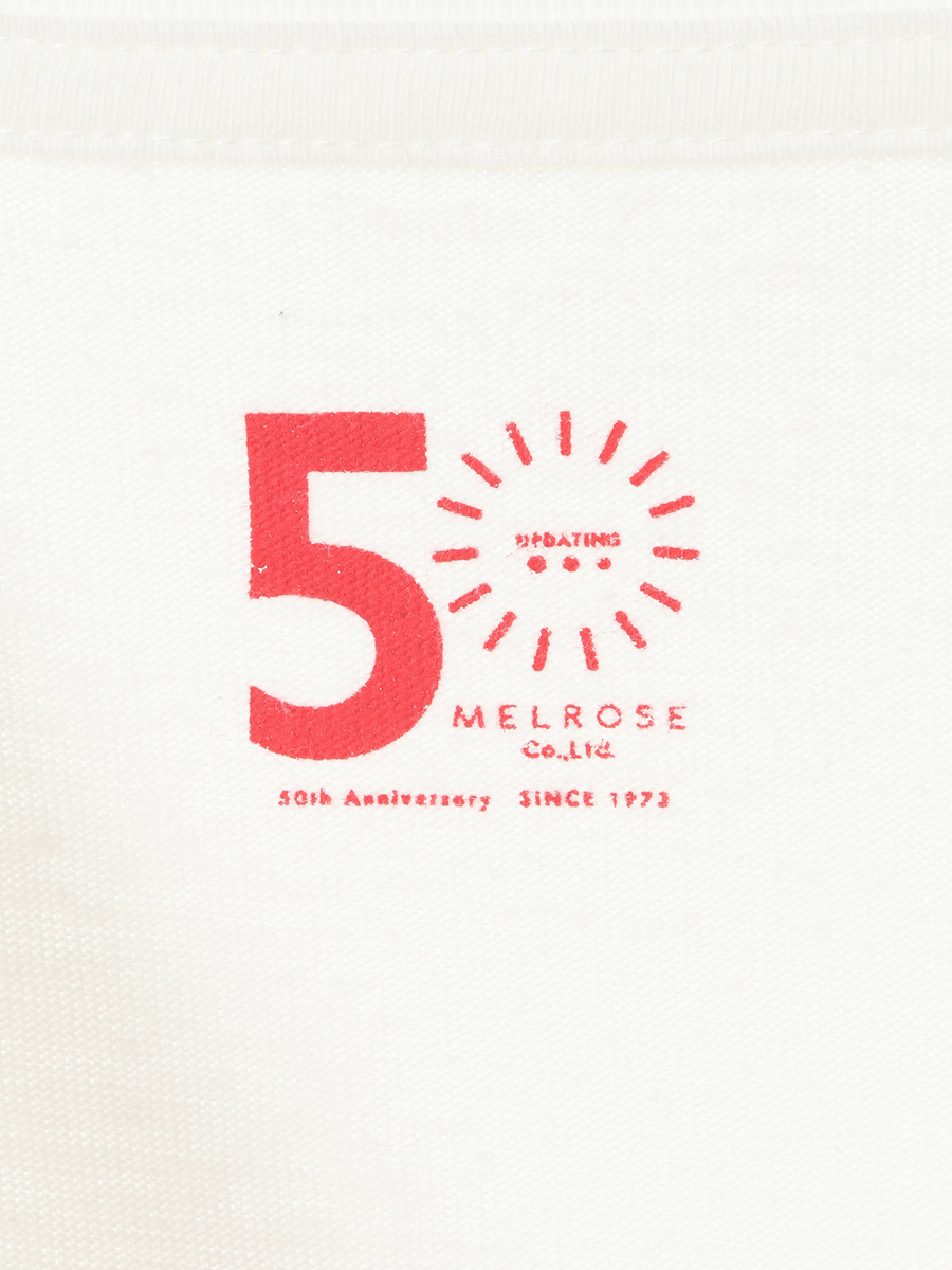 【メルローズ50周年限定企画】MELROSE ARCHIVE LOGO TEE 詳細画像 ホワイト 7