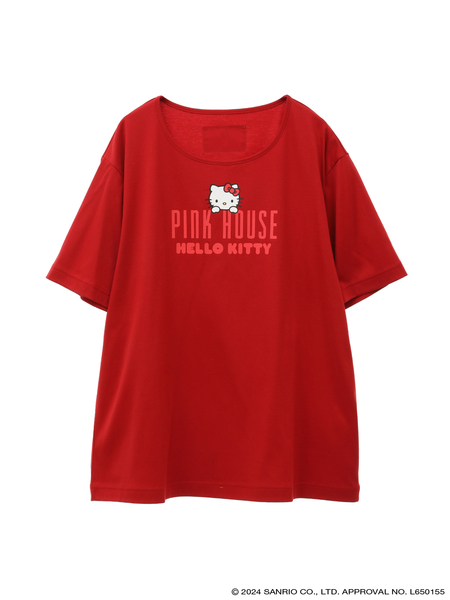 PINK HOUSE×HELLO KITTY プリントTシャツ