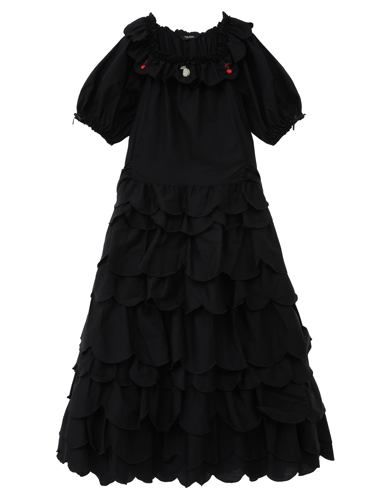 フルーツ刺繍フリルワンピース｜ピンクハウスオフィシャルオンライン  