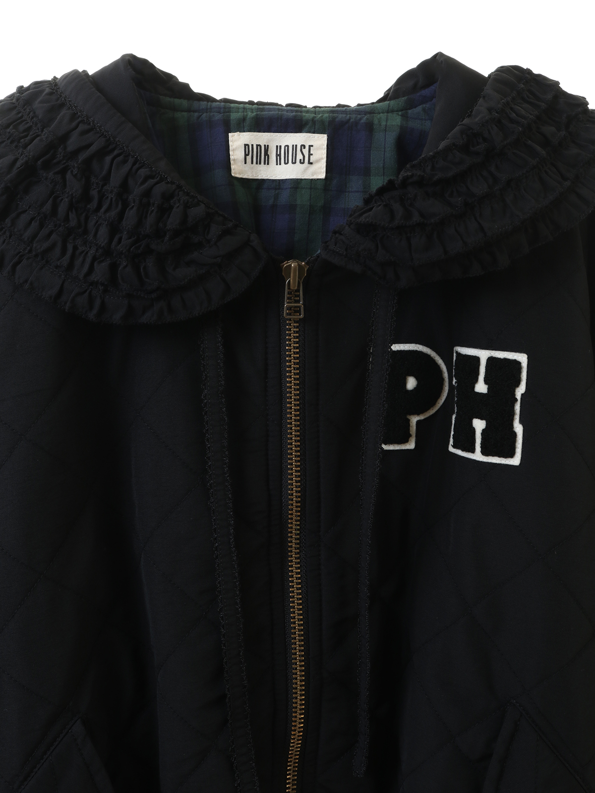 PHロゴワッペン付きフードブルゾン｜ピンクハウスオフィシャル  