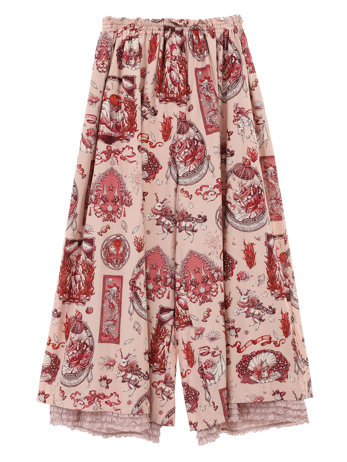 ワンダー・ザ・シープリントワイドパンツ｜ピンクハウスオフィシャル  