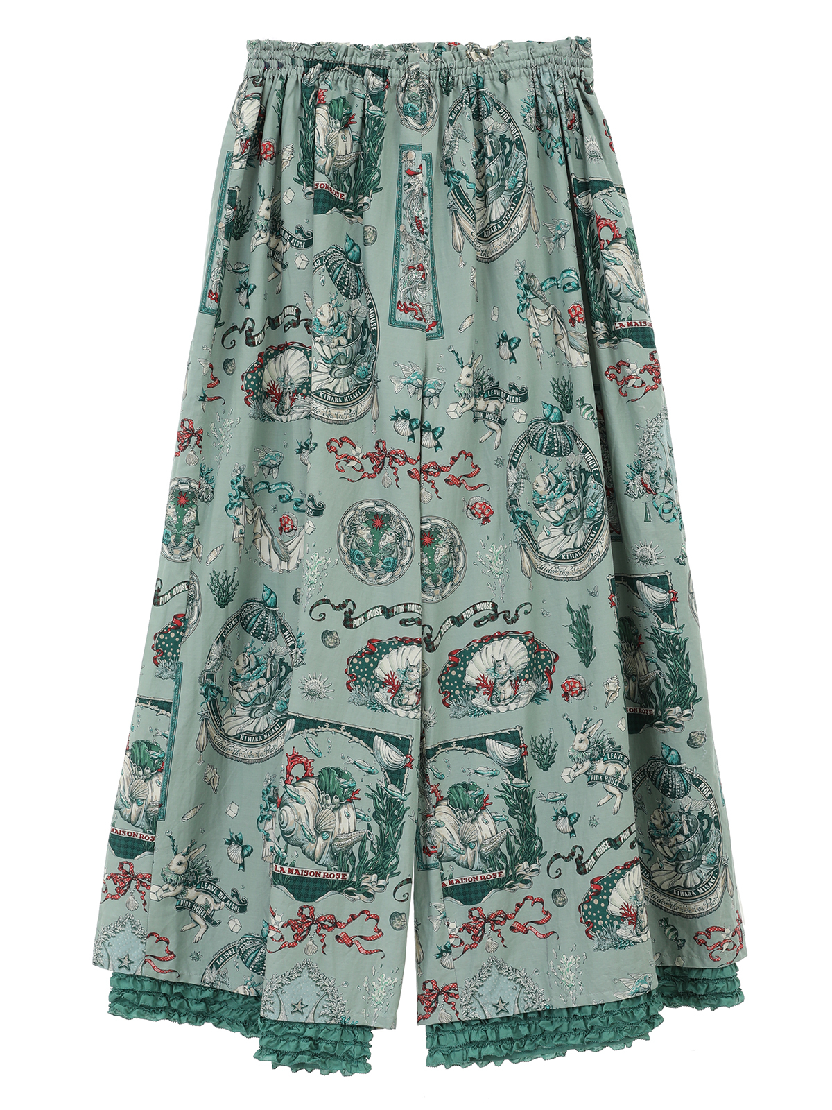 ワンダー・ザ・シープリントワイドパンツ｜ピンクハウスオフィシャル  