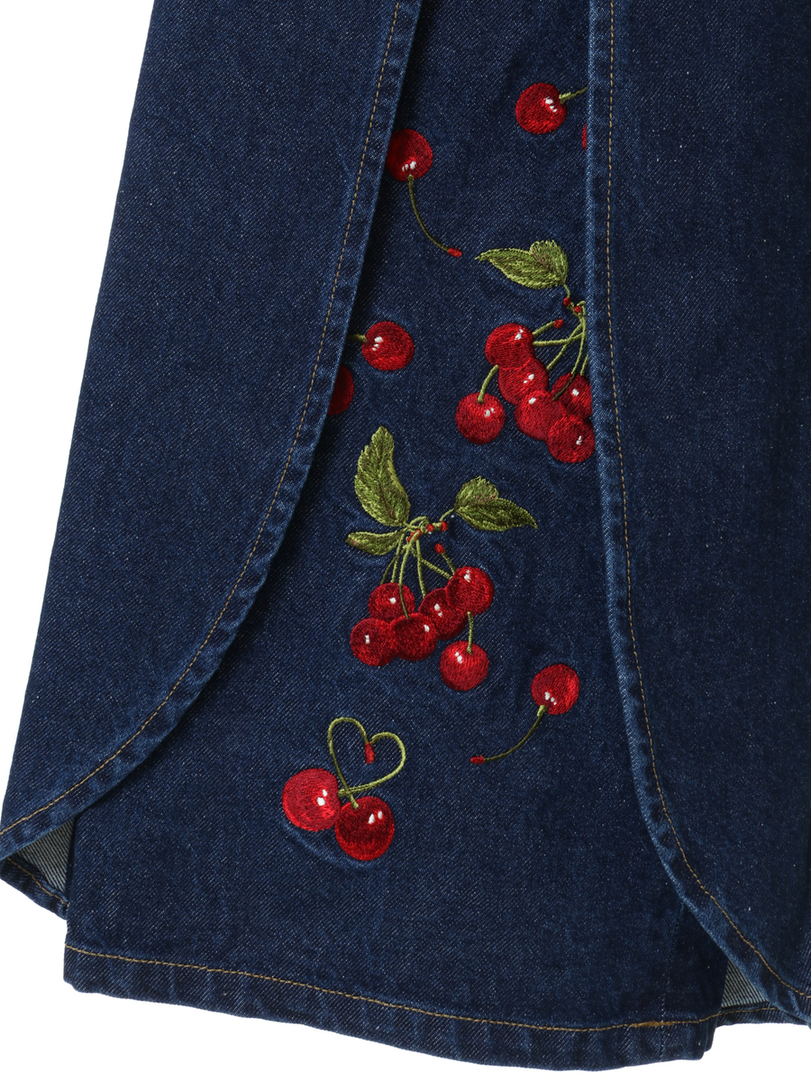 kotohayokozawa×PINK HOUSE CHERRY EMBROIDERY JEANES 詳細画像 キナリ 6