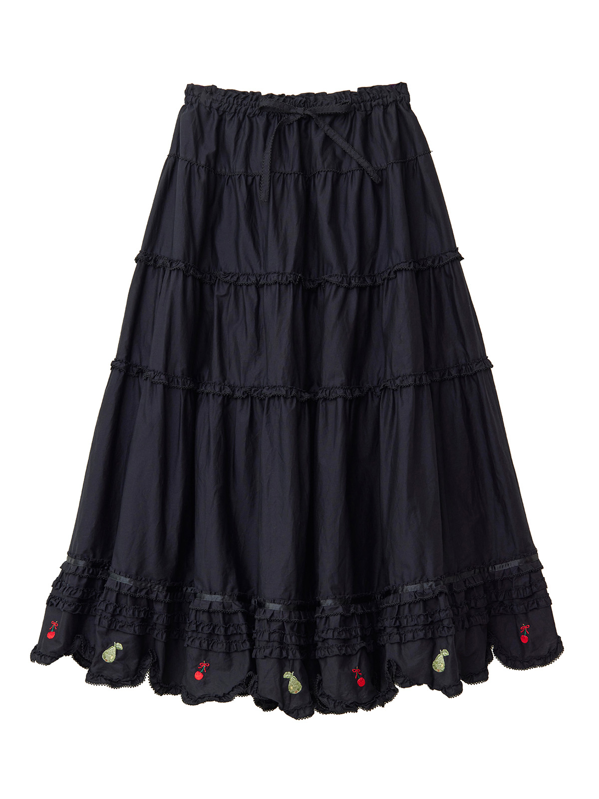 フルーツ刺繍フリルスカート｜ピンクハウスオフィシャルオンライン  