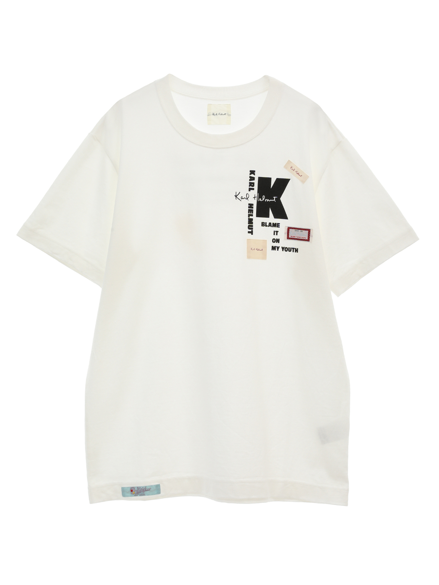 KロゴプリントTシャツ 詳細画像 キナリ 1