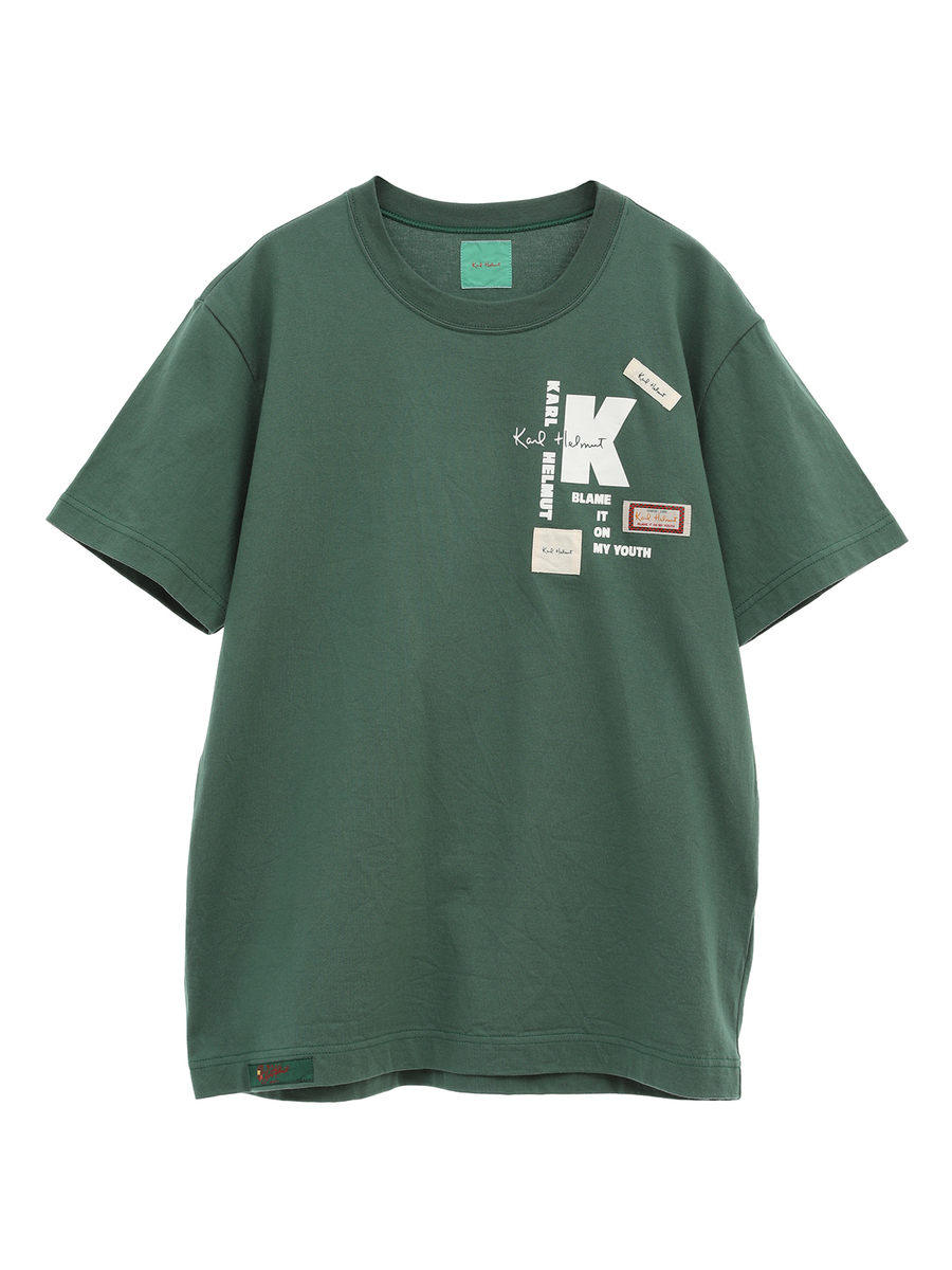 KロゴプリントTシャツ 詳細画像 グリーン 1