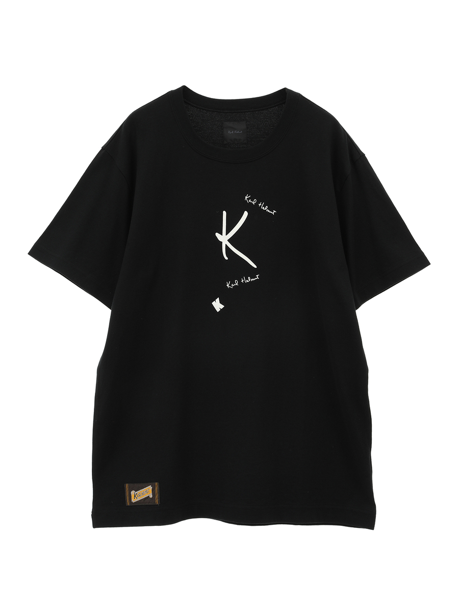 KロゴプリントTシャツ 詳細画像 クロ 1