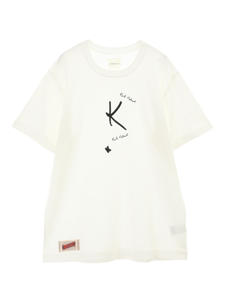 KロゴプリントTシャツ 詳細画像 シロ 1