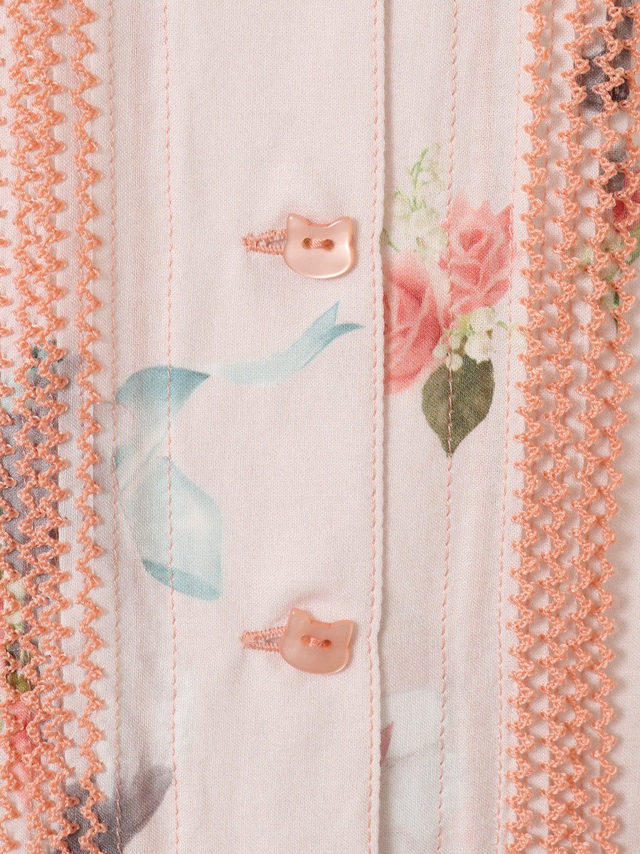 【alcali×猫梓子 (ネココ)】コラボミウワンピース 詳細画像 ピンク 6