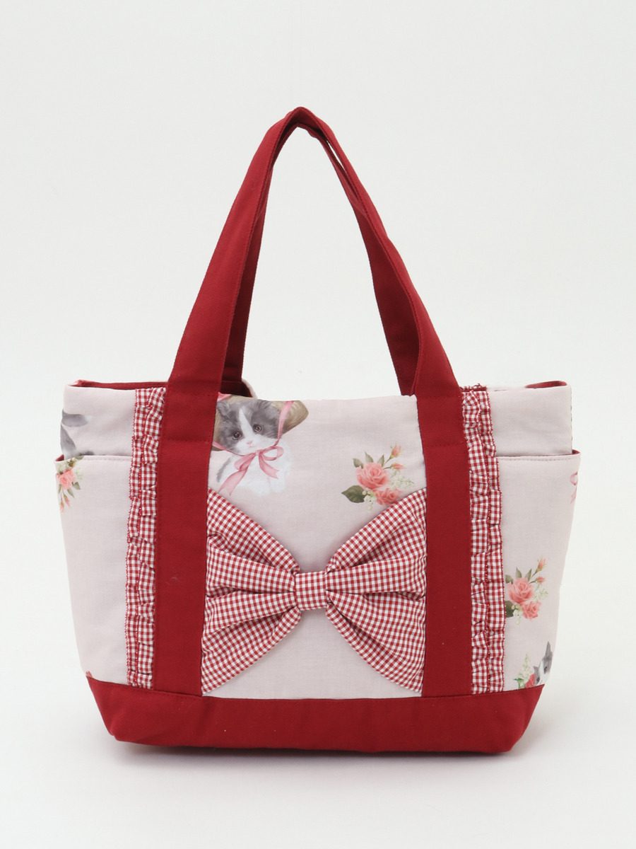 【alcali×猫梓子 (ネココ)】コラボミウバッグ 詳細画像 ピンク 3