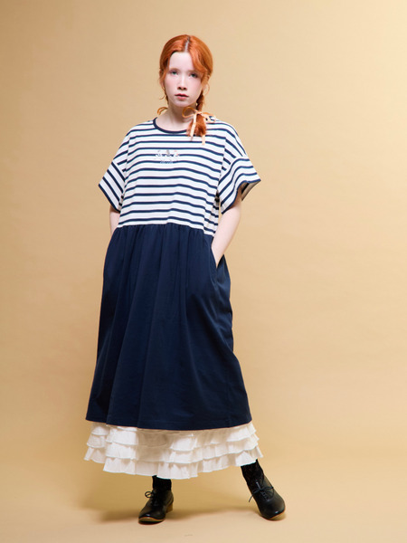 「alcali x のこねこ」コラボプリントワンピースA