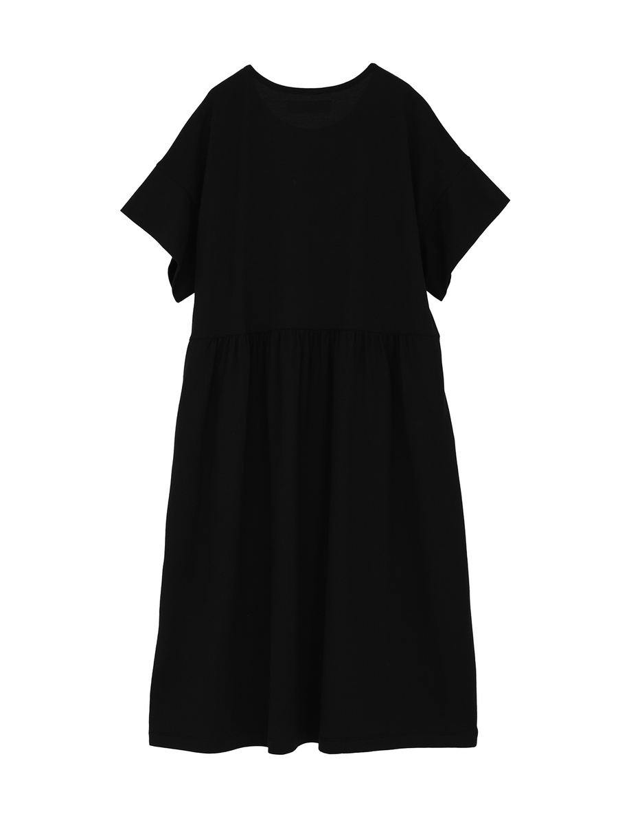 「alcali x のこねこ」コラボプリントワンピースA 詳細画像 ホワイト×ネイビー 2