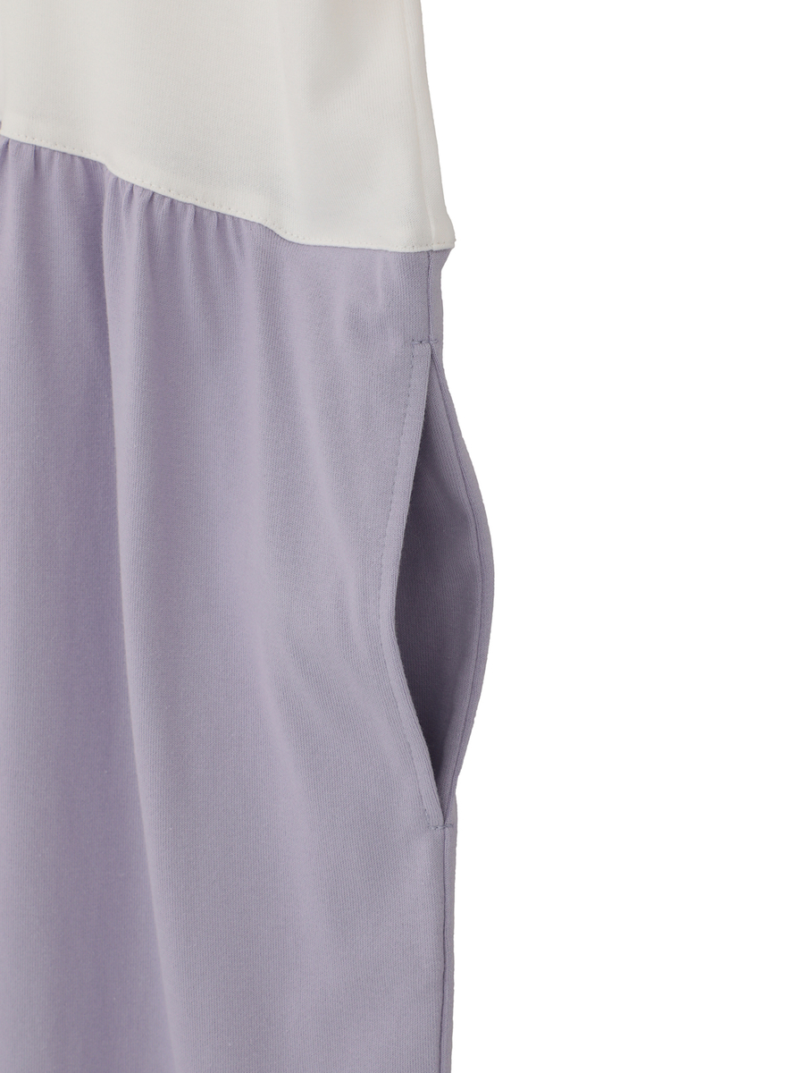 「alcali x のこねこ」コラボプリントワンピースB 詳細画像 ホワイト×パープル 5