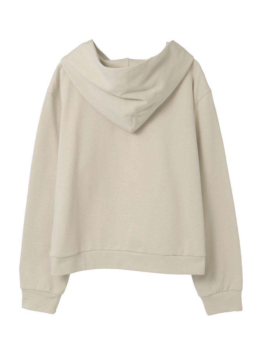 【alcali x Haruka Yoshizawa】マンチカンリボンフーディー 詳細画像 ベージュ 2