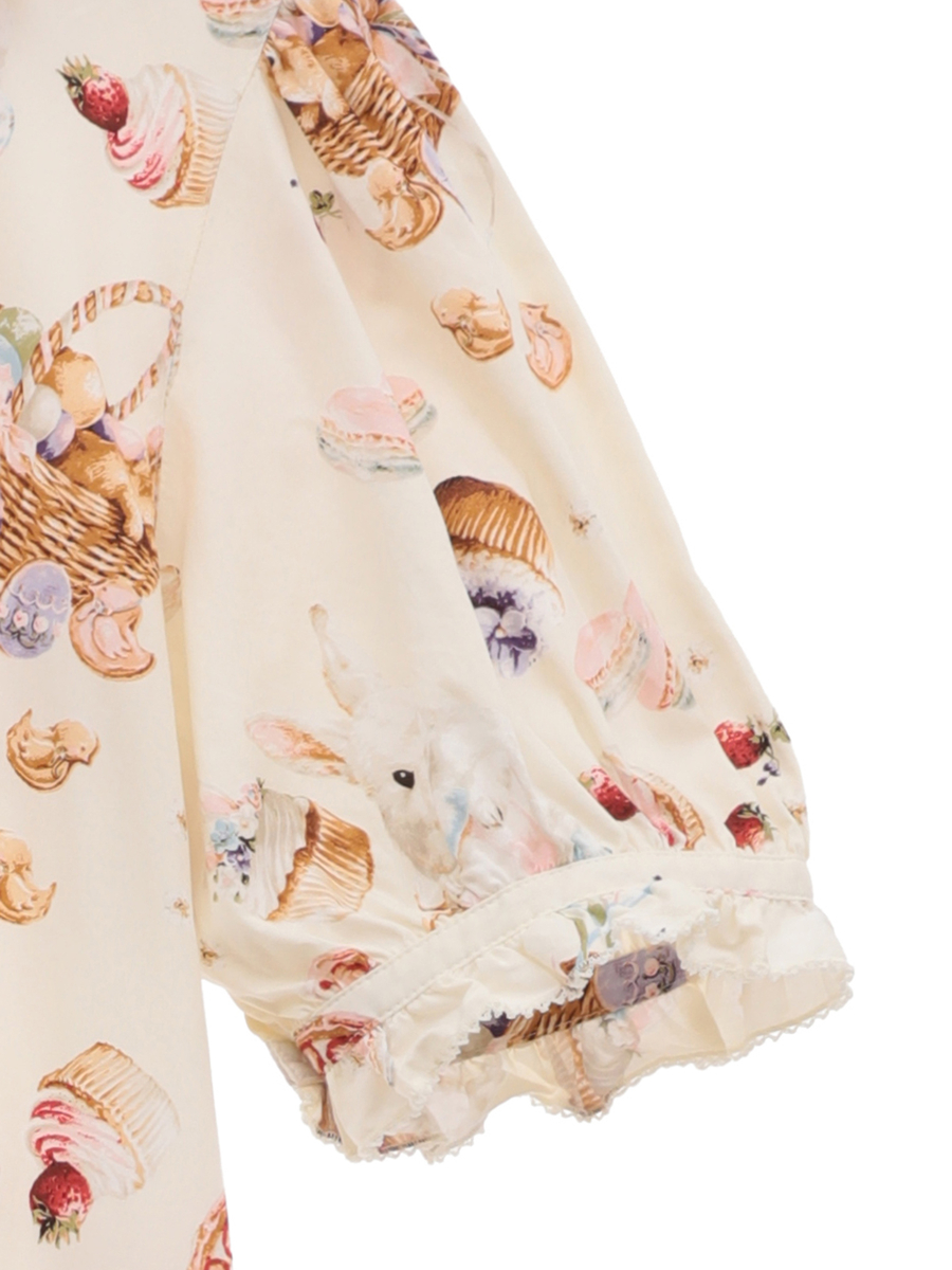 スイーツスプリングバニープリントワンピース 詳細画像 バニラ 4