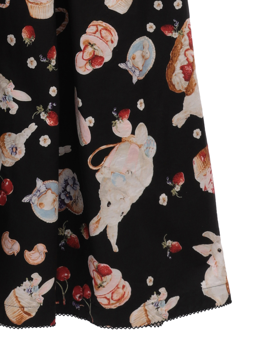 お値下げ！ピンクハウス◆スイーツスプリングバニープリントワンピース スイーツスプリングバニープリントワンピース｜ピンクハウス