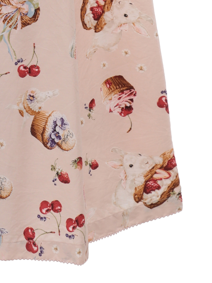 スイーツスプリングバニープリントワンピース 詳細画像 バニラ 9