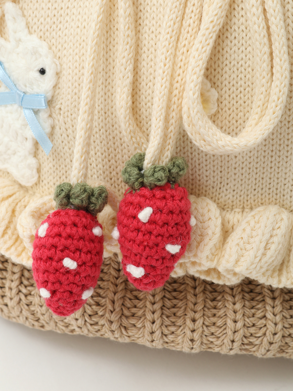 スイーツスプリングバニーモチーフニットポシェット｜ピンクハウス  