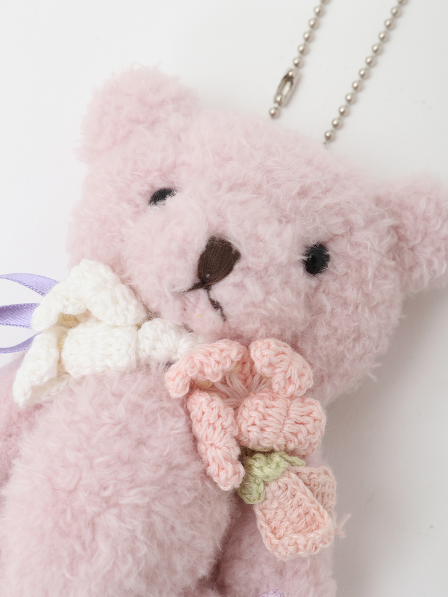 桜Teddyぬいぐるみコサージュ 詳細画像 ラベンダー 3