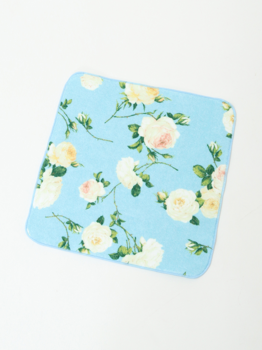 プリントタオルハンカチ 詳細画像 ブルーグレー 1