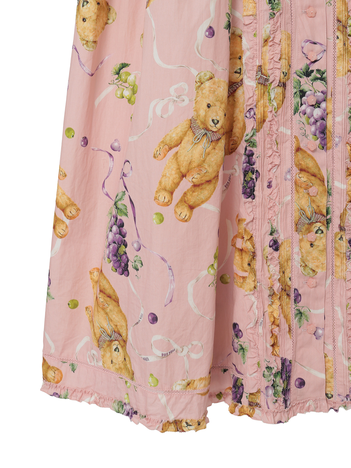 くま葡萄プリントワンピース｜ピンクハウスオフィシャル