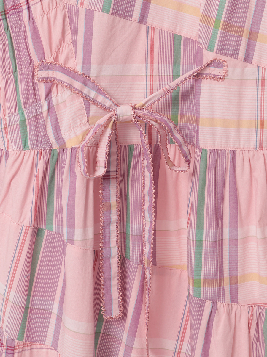 オリジナルチェックワンピース 詳細画像 ピンク 7