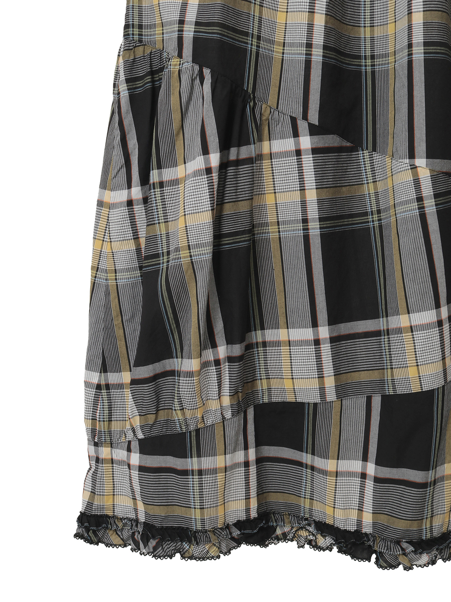 オリジナルチェックワンピース 詳細画像 ピンク 8