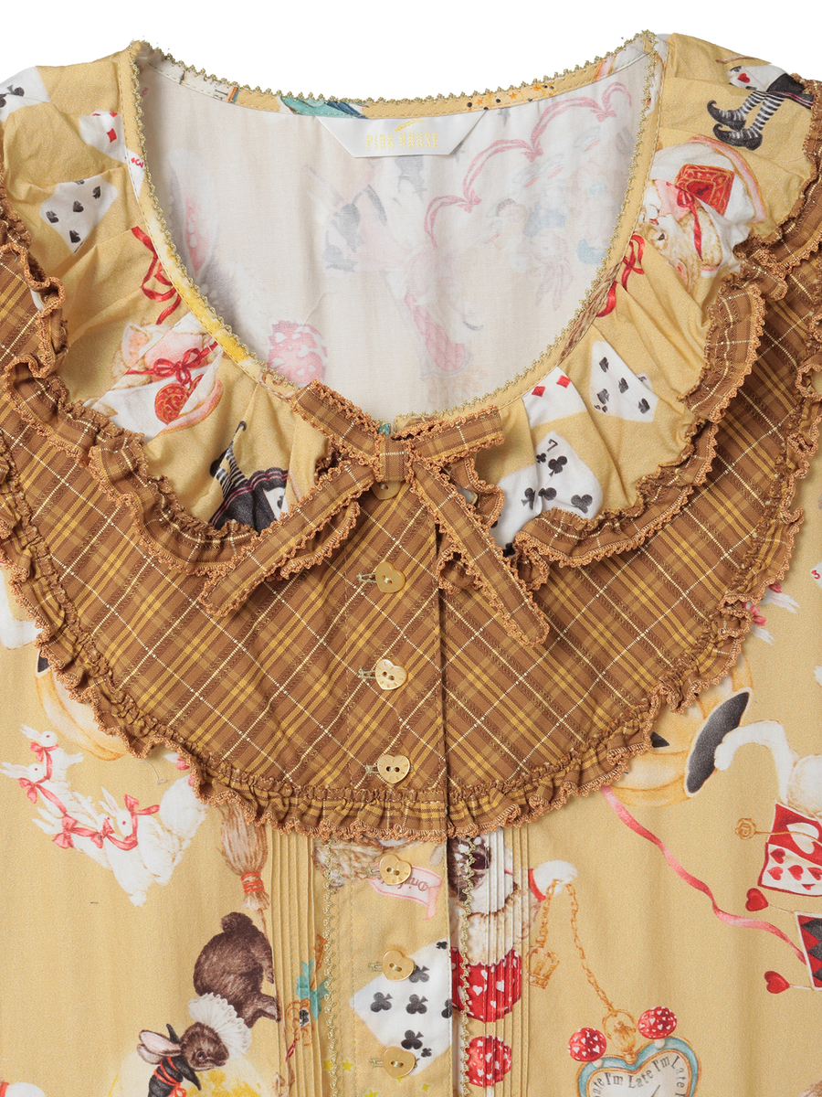 ハロウィーンワンダーランドプリントワンピース 詳細画像 ブルー 14