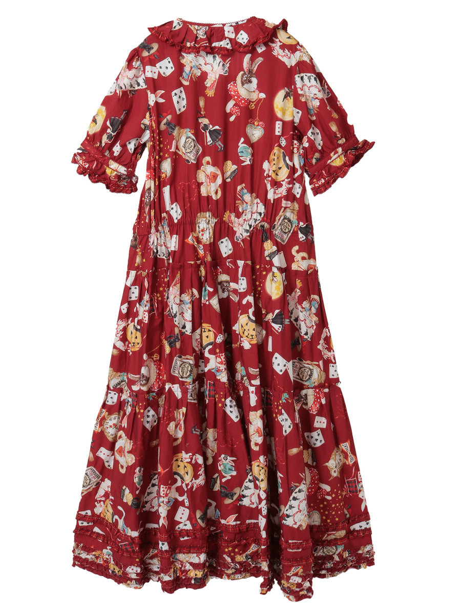 ハロウィーンワンダーランドプリントワンピース 詳細画像 ブルー 2