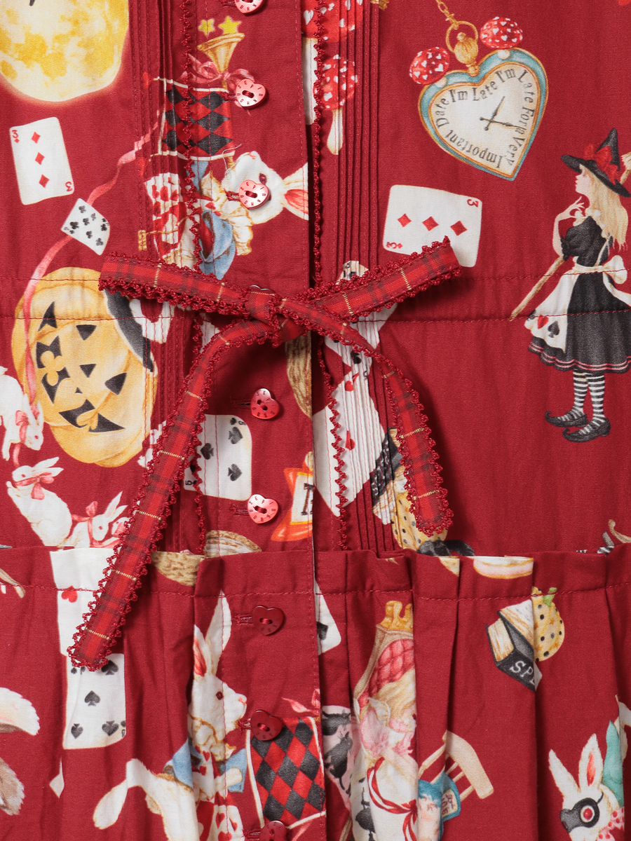 ハロウィーンワンダーランドプリントワンピース 詳細画像 ブルー 6