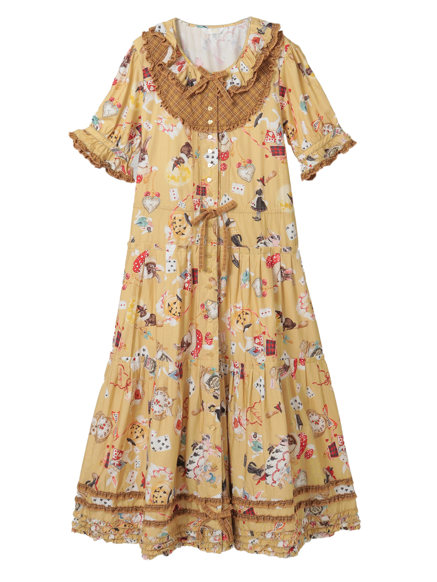 ハロウィーンワンダーランドプリントワンピース 詳細画像 パンプキン 1