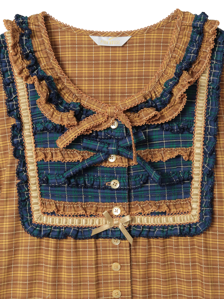 オリジナルコードチェックワンピース 詳細画像 アカ 11