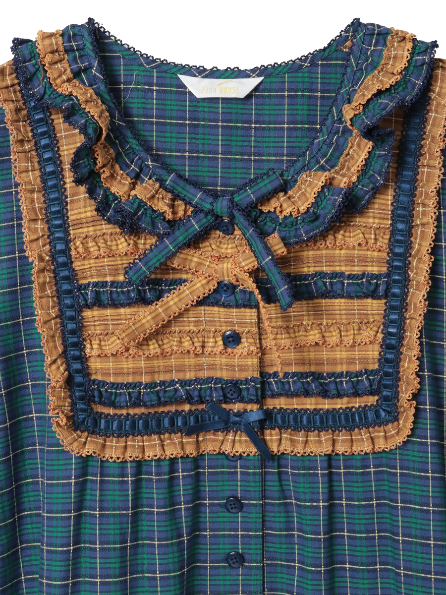 オリジナルコードチェックワンピース 詳細画像 アカ 9