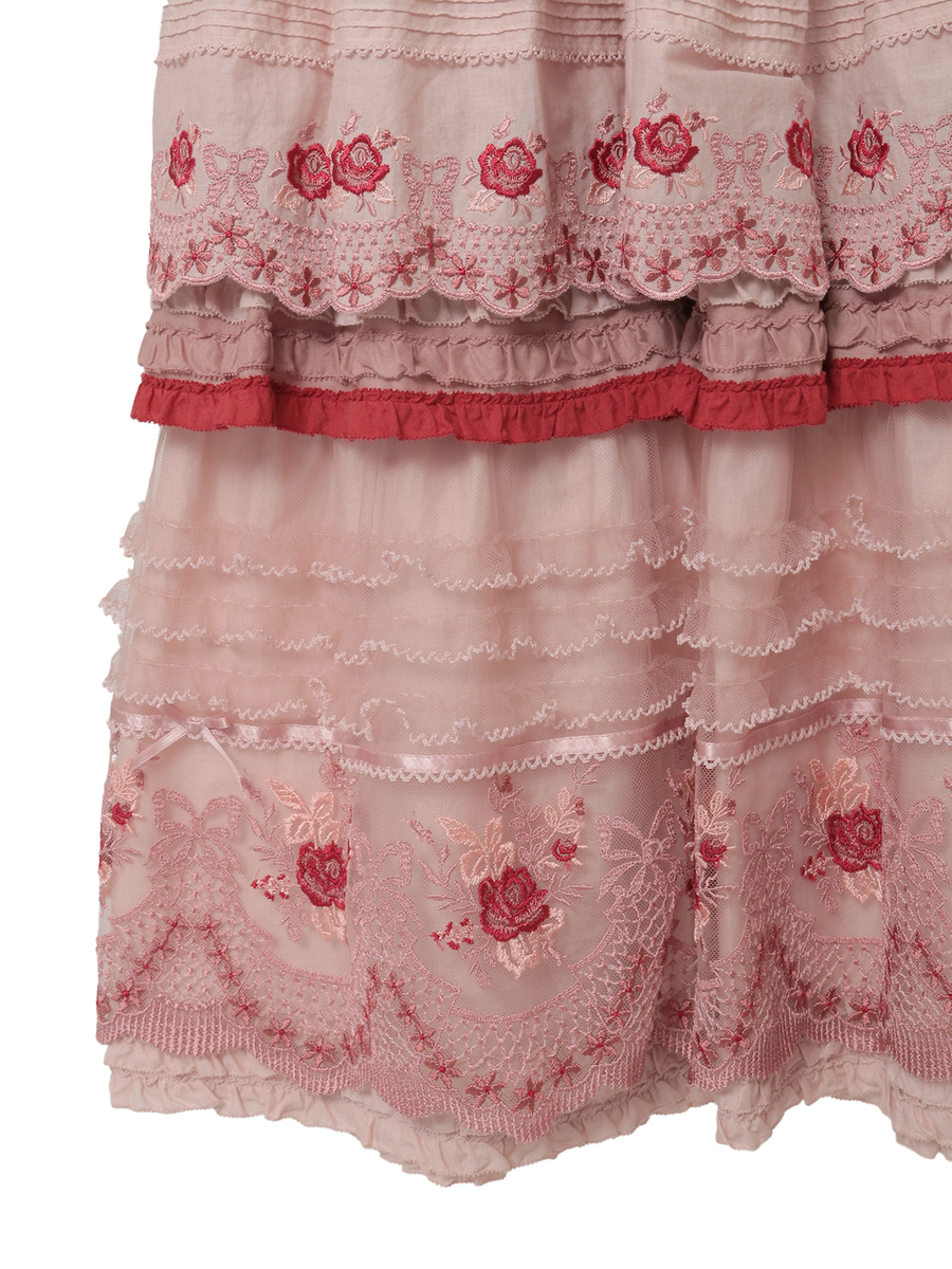 ロココレース使いワンピース 詳細画像 クロ系 10