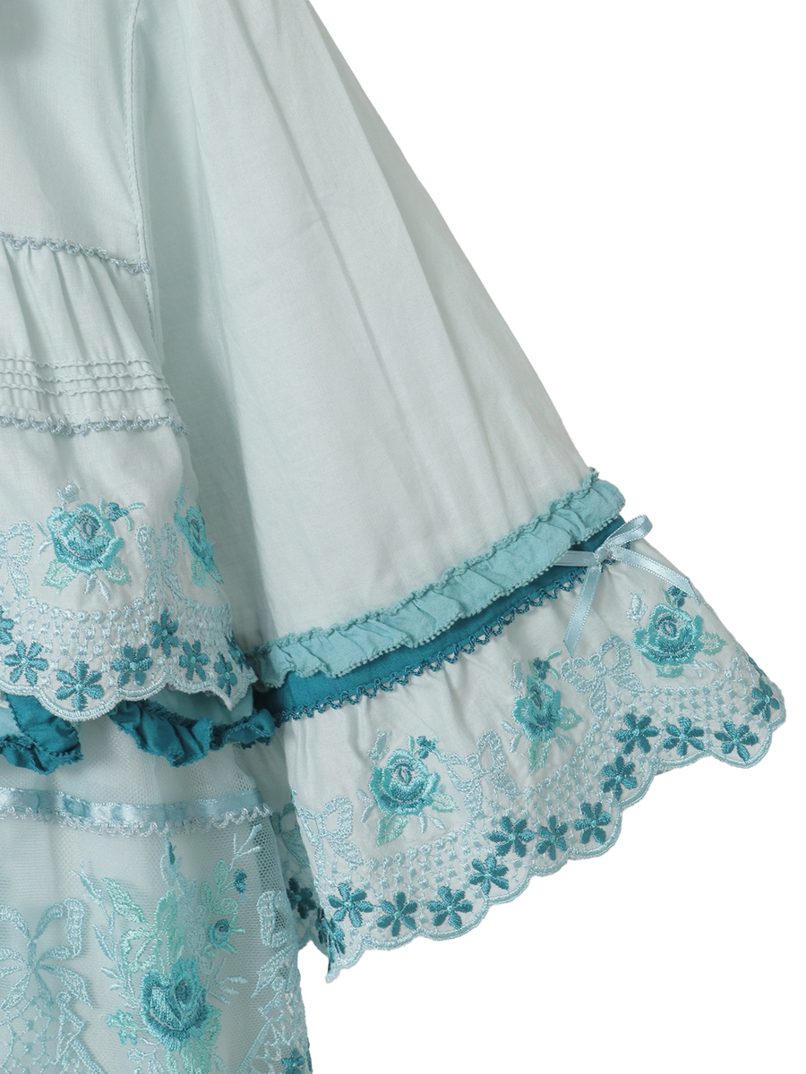 ロココレース使いワンピース 詳細画像 クロ系 11