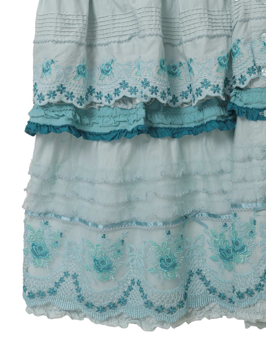 ロココレース使いワンピース 詳細画像 クロ系 12