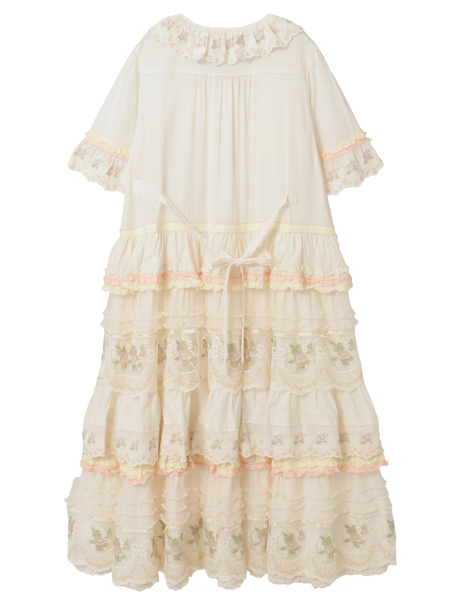 ロココレース使いワンピース 詳細画像 クロ系 2