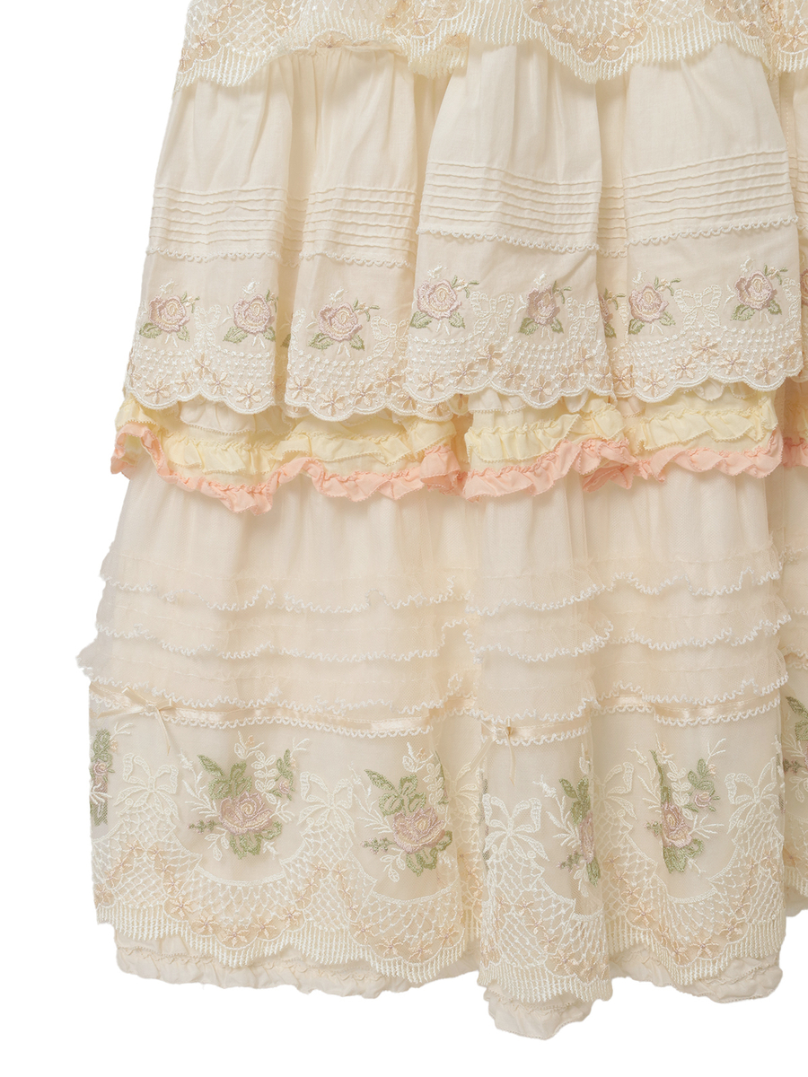 ロココレース使いワンピース 詳細画像 クロ系 5