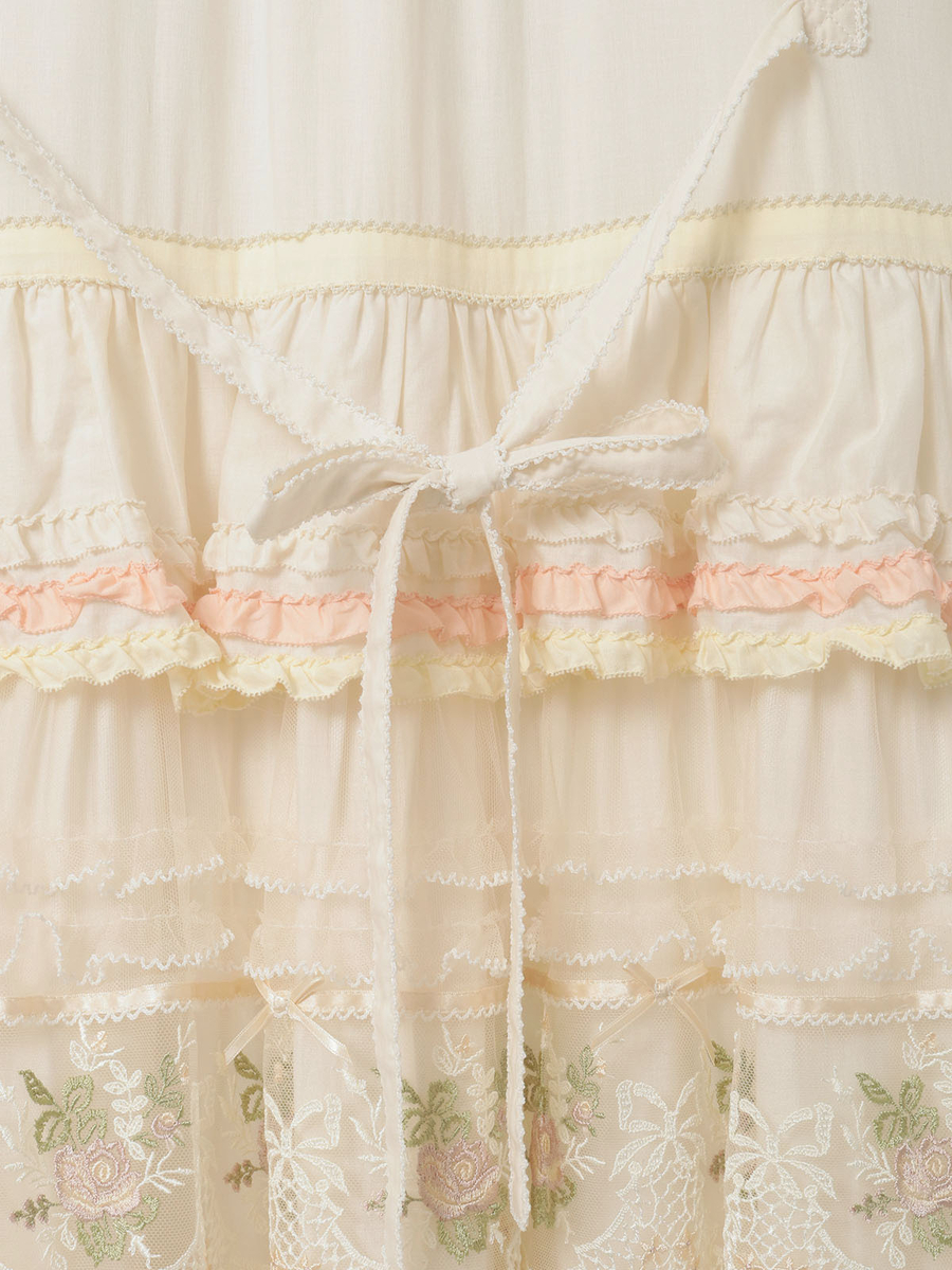 ロココレース使いワンピース 詳細画像 クロ系 6