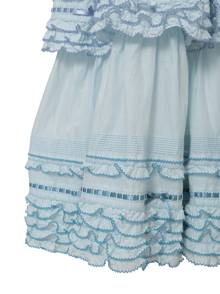 配色フリル使いワンピース 詳細画像 キナリ 15