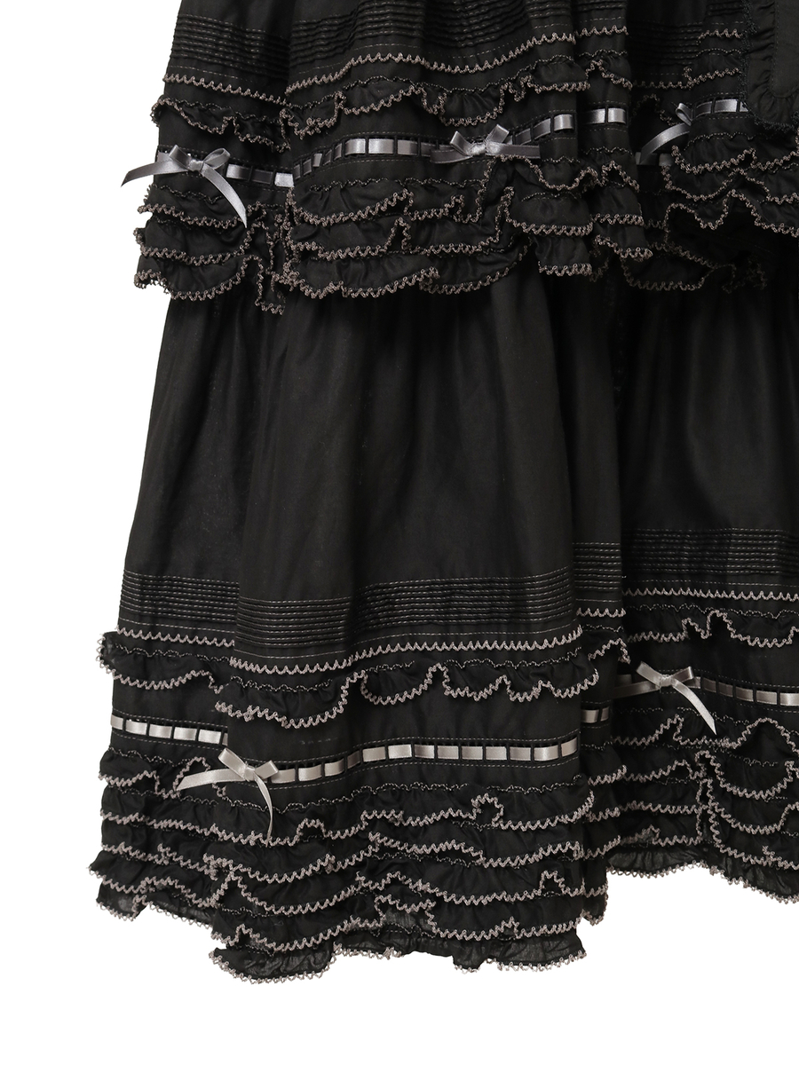 配色フリル使いワンピース 詳細画像 キナリ 9