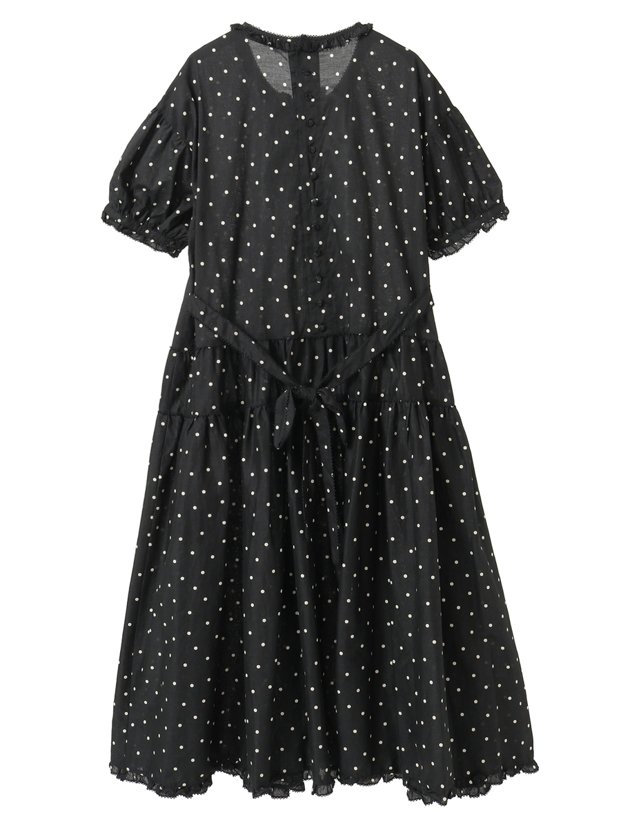 水玉プリントワンピース 詳細画像 ソライロ 2